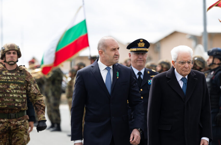  Президентите на България и Италия посетиха учебен полигон „Ново село“