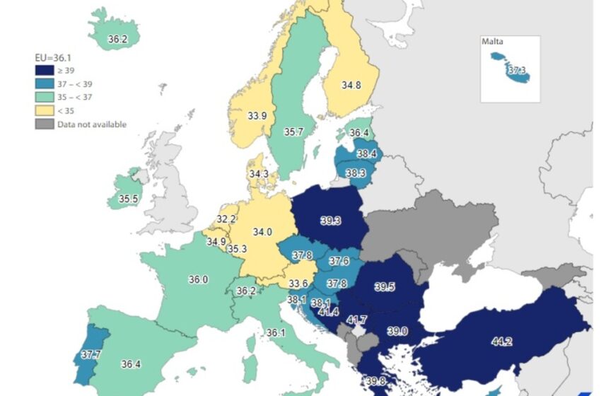  България е сред страните с най-дълга работна седмица в ЕС според Евростат