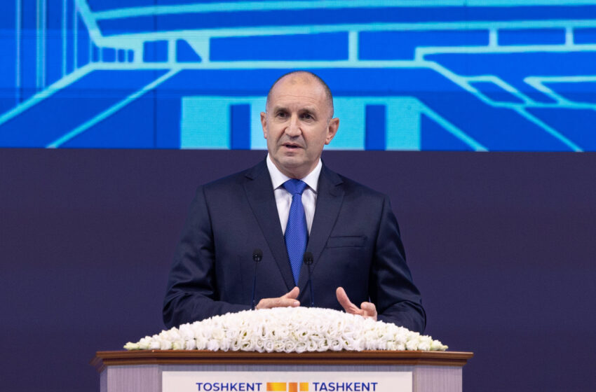 Румен Радев: Подобряването на свързаността с региона на Централна Азия е от ключово значение за Европейския съюз