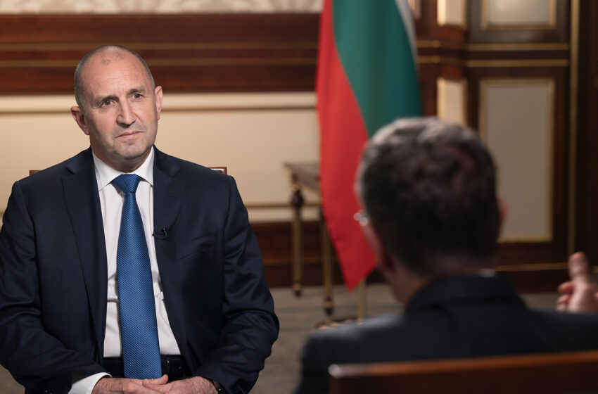 Президентът Радев публикува пълен запис на интервюто си пред CNN (Видео)