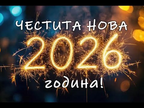 ЧЕСТИТА НОВА ГОДИНА! ДАНО 2026-а НИ ДОНЕСЕ МИР, ЗДРАВЕ И УСПЕХИ!