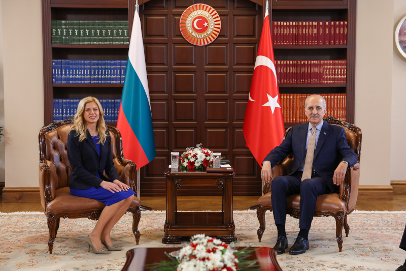 Михаела Доцова проведе среща с председателя на турския парламент Нуман Куртулмуш